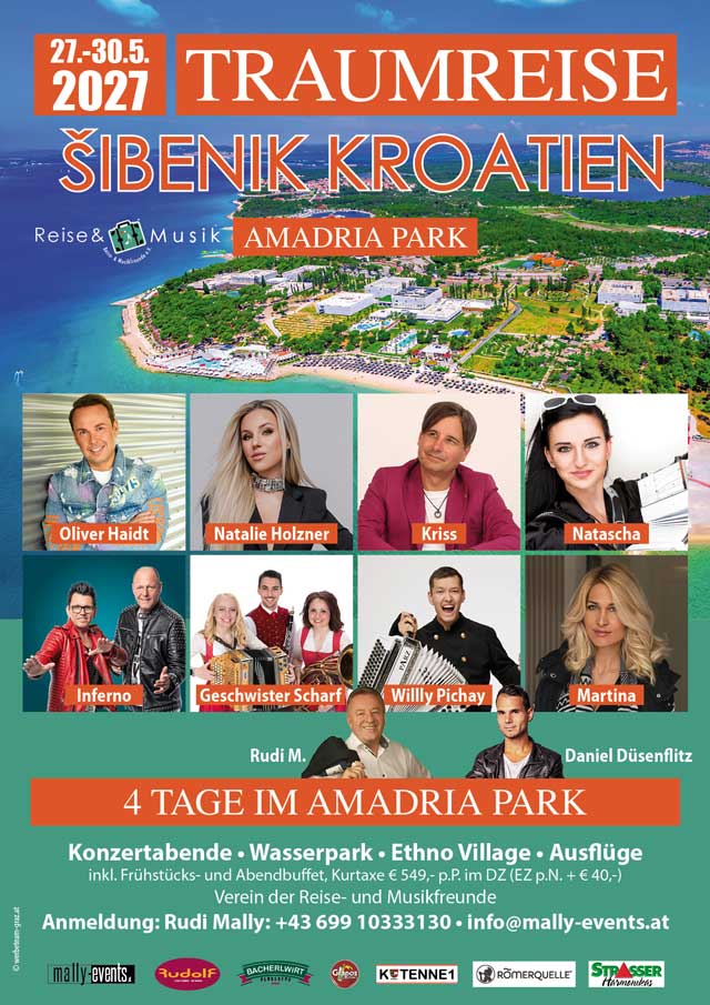 Rudi Mally Musikreise Sibenik Kroatien Amadria Park