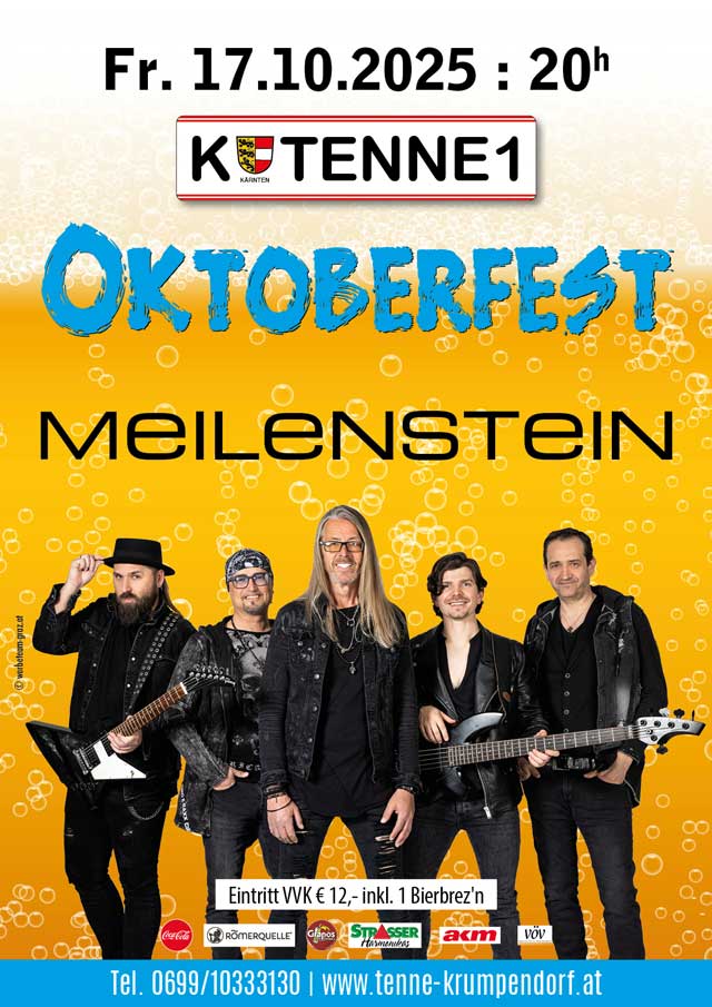 Oktoberfest mit Meilenstein in der Tenne Krumpendorf