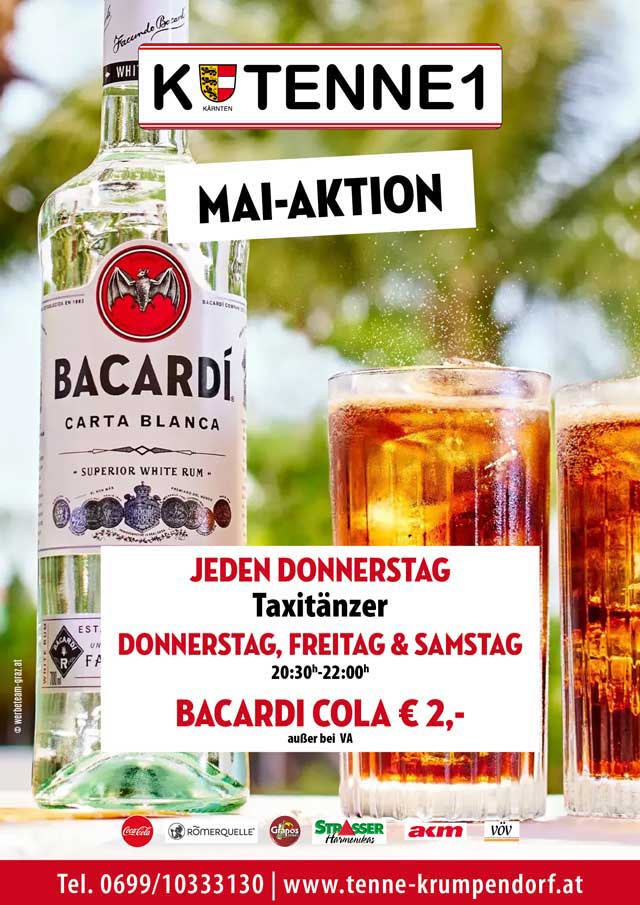 Getränkeaktion Mai Tenne Krumpendorf
