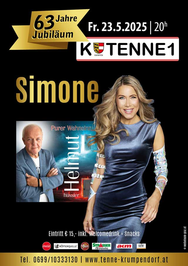 Tenne Krumpendorf Jubiläum 2025 mit Simone