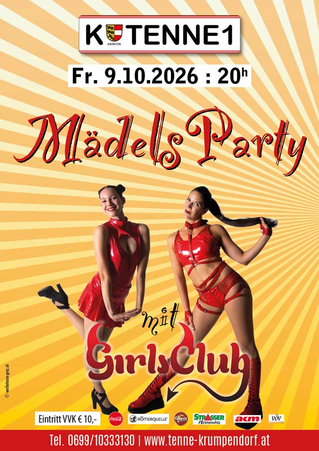 tenne Mädelsparty mit GirlsClub Tenne Krumpendorf