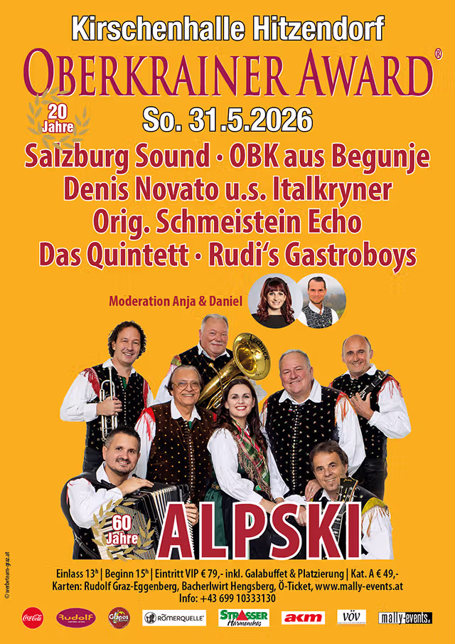 Oberkrainer Award in der Kirschenhalle